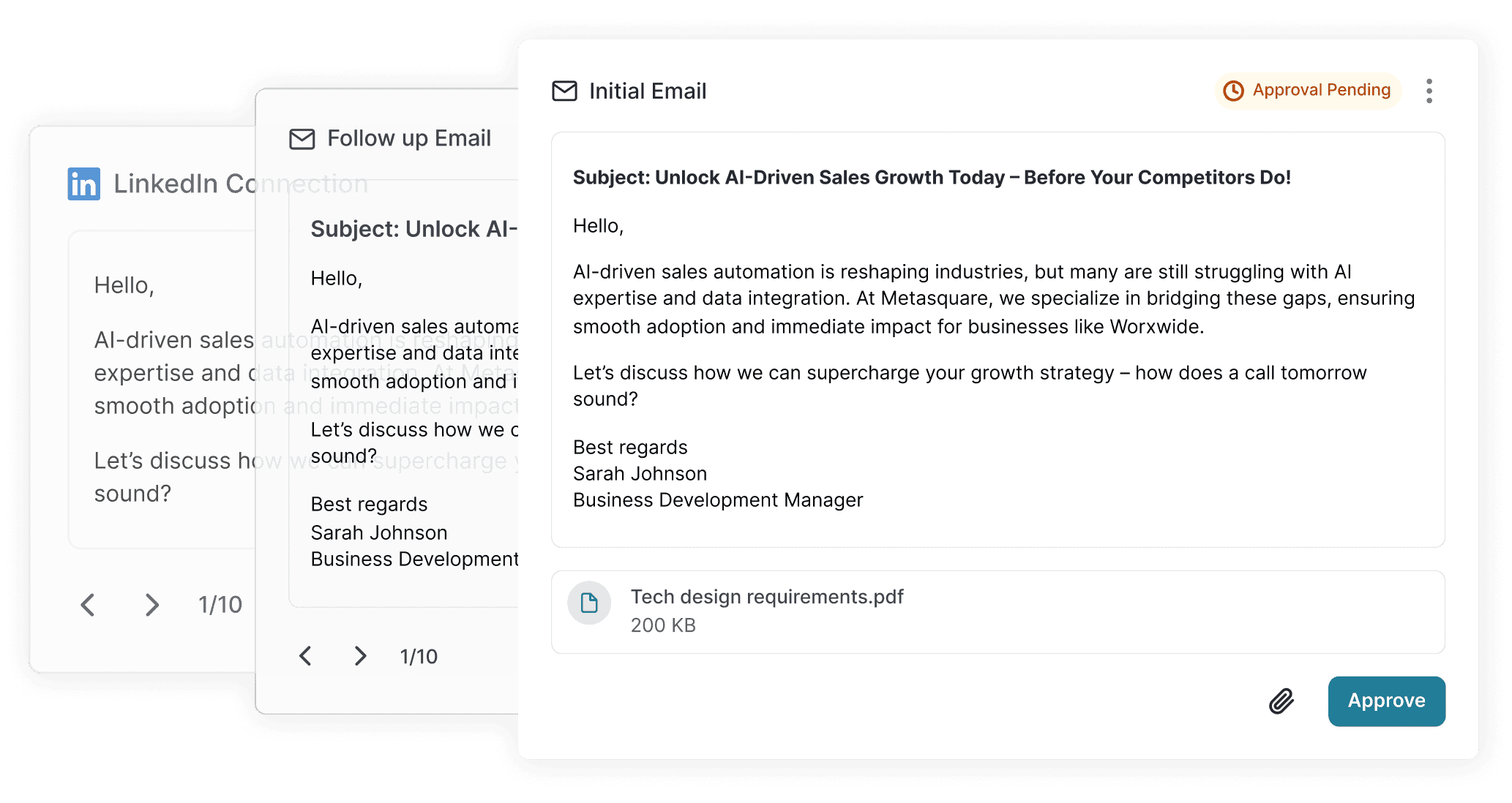 Email template examples